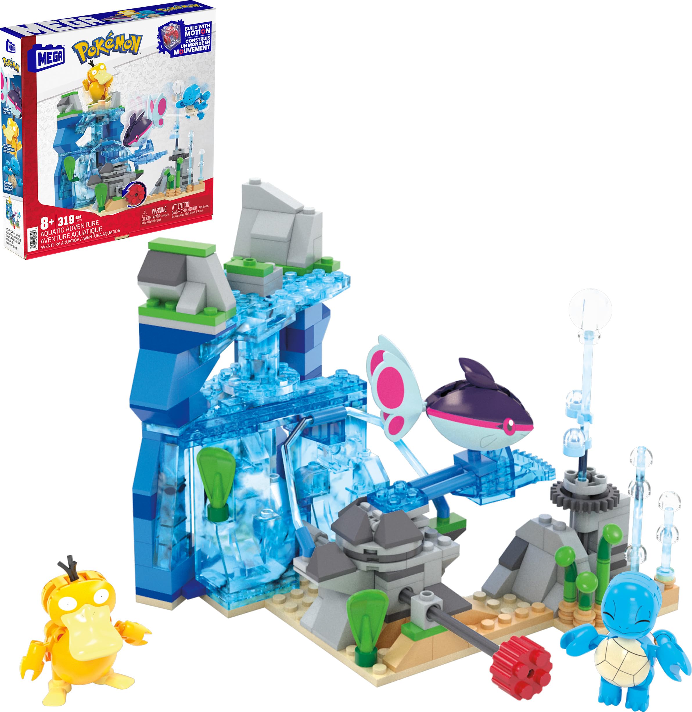 Mega Brands Pokémon Aquatic Adventure 319-Piece Building Set